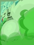 anthro balls big_butt blep butt butt_focus fart fart_cloud fart_fetish farting_at_viewer fur genitals hi_res huge_butt huge_hips hyper hyper_fart machine male protogen seacero shattered_glass solo tongue tongue_out white_body white_fur wide_hips