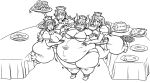 2_horns alternate_version_at_paywall animal_humanoid armband belly big_belly big_breasts big_butt big_tongue black_and_white blush blush_lines boo_(mario) boosette boots bowser bowser's_inside_story bowsette_meme bracelet breasts buffet butt chicken_meat cleavage clothed clothing collar crown crumbs curvy_figure dessert dominant dominant_female doughnut dress ear_piercing ear_ring eating eating_food embarrassed expansion eyelashes fat_arms feederism feeding female female/female floating food food_in_mouth food_pile footwear force_feeding forced frilly frilly_clothing frilly_dress full_version_at_paywall furniture ghost ghost_tail group hair hand_on_another's_belly headgear hi_res high_heeled_boots high_heels holding_another holding_arm holding_plate horn huge_belly huge_breasts huge_thighs humanoid humanoidized jewelry keij koopa_humanoid legwear leotard mario_and_luigi_(series) mario_bros meat meat_on_bone medium_hair meme mischievous monochrome navel_outline nintendo obese obese_female obese_humanoid open_mouth open_smile outgrowing_clothes overweight overweight_female overweight_humanoid pastry piercing ponytail reluctant ring_piercing scalie scalie_humanoid sharp_teeth shoes simple_background smile smirk spiked_armband spiked_bracelet spiked_collar spiked_tail spikes spikes_(anatomy) spirit standing stuffing submissive submissive_female super_crown table tail teeth thick_tail thick_thighs thigh_boots thigh_highs tongue tongue_out torn_clothing torn_leotard voluptuous weight_gain white_background wide_hips
