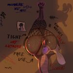 absurd_res anthro anus aroused bodily_fluids butt butt_focus butt_grab canid canine canis clothing disembodied_hand fishnet_clothing genital_fluids genitals graffiti hand_on_butt hi_res leaking_precum male male/male mammal parazyte666 penis photo pit_viper precum prehensile_penis public reptile scalie shadow snake solo tail through_wall vic_(vulgarvictor) viper wet wolf