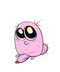  3_toes alpha_channel balls big_penis biped derek_hetrick feet female genitals hair humanoid_genitalia humanoid_penis penis pink_body pink_skin simple_background solo standing toes transparent_background unknown_species vein 