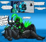  2026 4_fingers absurd_res anthro anthro_on_anthro arm_around_partner arm_cannon armwear arthropod avian beak beetle big_breasts big_butt bird black_beak black_body black_exoskeleton black_eyes black_feathers black_spots blue_body blue_clothing blue_eyewear blue_feathers blue_goggles blue_hair blue_hoodie blue_topwear bodily_fluids breasts butt clothing comic corvid corvus_(genus) crow cucujoid cybernetics cyborg dialogue english_text exoskeleton eyewear eyewear_on_head feathers felino female female/female female_orgasm fingers fist gatling_gun genital_fluids glowing glowing_nipples goggles goggles_on_head green_body green_exoskeleton green_eyewear green_feathers green_goggles green_hair green_nipples gun hair hi_res hoodie improvised_sex_toy improvised_vibrator insect interspecies ladybug leaning leaning_backward looking_pleasured looking_up lumi_(felino) machine machine_gun markings moan motion_lines nipples onomatopoeia open_mouth oscine overstimulation passerine phoebe_(felino) profanity ranged_weapon shaking shooting_target smile smoke sound_effects speech_bubble spots spotted_body spotted_exoskeleton spread_legs spreading text thick_thighs topwear trembling vaginal_fluids vaginal_fluids_puddle weapon white_armwear white_clothing white_eyes 