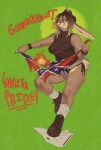  2026 anthro bare_shoulders bent_leg beret big_breasts black_bracelet black_clothing black_shirt black_thong black_topwear black_underwear bracelet breasts brown_body brown_eyes brown_fur brown_hair burning_object cigarette cigarette_in_mouth clothing confederate_flag confederate_states_of_america cotton_tail countershade_face countershading dimple dreadlock_cuffs dreadlocks dreadlocks_tail english_text facial_piercing female fire fist flag flag_(object) flag_burning footwear fur gender_symbol gradient_hair green_background hair halter_top hat headgear headwear hi_res humanoid_hands jewelry ku_klux_klan lagomorph leporid lgbt_pride lip_piercing lip_ring male_symbol mammal object_in_mouth on_one_leg orange_text pan-african_flag piercing politics pride_colors pride_pin rabbit rabbit_ears ring_piercing shaded shirt shoelaces shoes simple_background sleeveless_shirt slightly_chubby slightly_chubby_anthro slightly_chubby_female smile socks soft_shading solo standing standing_on_object symbol teeth text thong topwear torn_flag trans_(lore) trans_man_(lore) transgender_pride_colors truesona_(wolfertinger) underwear white_clothing white_footwear white_socks wolfertinger 