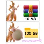  3d_(artwork) anonymousfm anthro areola bandai_namco belly big_belly big_breasts big_butt breast_expansion breast_growth breasts butt butt_expansion canid canine claws decompressed_file_meme digimon digimon_(species) digital_media_(artwork) english_text expansion female fur glowing glowing_eyes growth hi_res huge_belly huge_breasts huge_butt hyper hyper_belly hyper_pregnancy looking_at_viewer mammal meme navel nipples nude open_mouth pregnant pregnant_anthro pregnant_female rapid_pregnancy renamon simple_background smile solo tail text thick_thighs tuft white_body white_fur winrar yellow_body yellow_fur 
