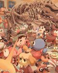  6+boys 6+girls animal_crossing animal_crossing:_new_horizons art_gallery bear bear_cub bird blathers_(animal_crossing) blush bow bryce_kho camera canberra_(animal_crossing) celeste_(animal_crossing) clown coco_(animal_crossing) dinosaur_skeleton display dog_girl duck frog goose_(animal_crossing) hair_bow haniwa_(statue) highres holding holding_camera indoors isabelle_(animal_crossing) judy_(animal_crossing) kappa ketchup_(animal_crossing) koala leila_(animal_crossing) lily_(animal_crossing) lucky_(animal_crossing) multiple_boys multiple_girls murphy_(animal_crossing) museum octopus owl pietro_(animal_crossing) pink_bow rabbit raccoon roald_(animal_crossing) rope sheep shiba_inu sign surprised the_blue_boy_(gainsborough) tiger timmy_(animal_crossing) tommy_(animal_crossing) turtle tyrannosaurus_rex villager_(animal_crossing) white_tiger zucker_(animal_crossing) 