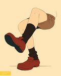  artist_name head_out_of_frame male_focus noeyebrow_(mauve) original shoes shorts socks solo 