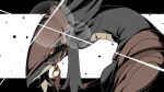  brown_eyes commentary creature diffraction_spikes english_commentary feathers girdle highres lens_flare letterboxed no_humans patrasche_(re:zero) re:zero_kara_hajimeru_isekai_seikatsu reins saddle slit_pupils squishy_maine tengen_toppa_gurren_lagann ttgl_eyecatch 