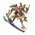  1girl arm_blade armor armored_bodysuit armored_collar black_bodysuit black_hair bodysuit breasts chin_guard commentary_request covered_navel double-parted_bangs floating_hair fortified_suit fortified_suit_(imperial_royal_guard) full_body hair_between_eyes headgear highres holding holding_sword holding_weapon horned_mask huge_weapon ibuki_sakura_(sgw_v07) impossible_bodysuit impossible_clothes katana long_hair long_sidelocks looking_at_viewer mask mecha_musume mecha_pilot_suit medium_breasts muv-luv muv-luv_alternative muv-luv_total_eclipse science_fiction shiny_clothes shoulder_armor sidelocks simple_background skin_tight sword tachi-e tactical_surface_fighter takamura_yui type_00_takemikazuchi very_long_hair weapon weapon_on_back white_background wispy_bangs 
