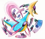  commentary_request cresselia full_body harinezumi_(hedgehog_25) no_humans pokemon pokemon_(creature) pokemon_focus purple_eyes solo 