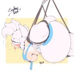 2019 anthro arms_tied arms_tied_behind_back barefoot bdsm big_diaper blue_eyes blush bodily_fluids bondage bound breasts breath clothed clothing diaper drooling eulipotyphlan eyelashes fan_character feces feet female fur hair half-closed_eyes hedgehog legs_tied mammal motion_lines narrowed_eyes open_mouth panting pooping rear_view sagging_diaper saliva sega signature simple_background soiled_diaper soiling soiling_diaper solo sonic_the_hedgehog_(series) sophie_(argento) sophiepoof sound_effects suspension suspension_bondage sweat tongue tongue_out topwear unclean_diaper used_diaper using_diaper wearing_diaper white_body white_fur white_hair