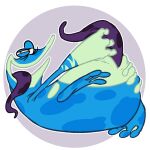 1:1 absurd_res amphibian anthro aroused aroused_face aroused_male aroused_smile blue_body bob-jiggles erection feet genitals globox half-closed_eyes hand_on_body hand_on_penis happy hi_res long_tongue looking_at_viewer looking_pleasured lying male markings masturbation membrane_(anatomy) multicolored_body narrowed_eyes on_back open_mouth overweight overweight_male penis presenting presenting_penis purple_penis purple_tongue rayman_(series) simple_background slightly_chubby slightly_chubby_male slit_penis smile smiling_at_viewer solo spots spotted_body spotted_genitalia spotted_penis spotted_tongue spread_legs spreading striped_arms tapering_penis toes tongue tongue_out two_tone_body ubisoft webbed_feet