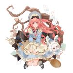  1boy 1girl :o alice's_adventures_in_wonderland alice's_teaspoon_(shining_nikki) alice_(alice_in_wonderland) alice_(alice_in_wonderland)_(cosplay) animal animal_ear_hood animal_ears apron argyle_clothes argyle_socks bare_tree black_bow black_jacket black_ribbon black_shoes blue_bonnet blue_bow blue_bowtie blue_dress blue_vest bonnet bow bowtie brown-framed_eyewear brown_eyes buttons cat cat_boy cat_ears cat_tail cheshire_cat_parade_(shining_nikki) classic_lolita cloak clothed_animal club_(shape) collared_dress commentary cosplay cup dot_nose dress english_commentary eyelashes eyes_visible_through_hair floating_card footwear_ribbon frilled_apron frilled_dress frilled_headwear frilled_socks frills hair_bow hair_through_headwear heart highres holding holding_spoon hood hood_up hooded_cloak jacket kemonomimi_mode kneehighs large_bow loen_(shining_nikki) lolita_fashion long_hair long_sidelocks long_sleeves momo_(nikki) monocle neck_ribbon nikki_(nikki) nikki_(series) official_alternate_costume open_mouth oversized_spoon pink_hair playing_card_print pocket_watch print_apron puffy_long_sleeves puffy_sleeves rabbit rabbit_ears reean ribbon round_eyewear saucer shining_nikki shoes short_dress sidelocks socks spade_(shape) spoon striped_bow tail tareme tea teacup teaspoon tree very_long_hair vest watch wavy_hair white_apron white_background white_cat white_cloak white_rabbit_(alice_in_wonderland) white_rabbit_(alice_in_wonderland)_(cosplay) white_socks 