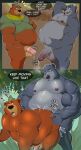 absurd_res anal anal_penetration anthro anthro_on_anthro anthro_penetrated anthro_penetrating anthro_penetrating_anthro balls baloo bear belly biceps big_belly big_penis buccaner98 clothing comic competition duo english_text genitals hat hat_only headgear headgear_only headwear headwear_only hi_res little_john male male/male male_penetrated male_penetrating male_penetrating_male mammal mostly_nude musclegut muscular nipples nude overweight overweight_anthro overweight_male penetration penile penile_penetration penis penis_in_ass sex text the_jungle_book