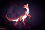 3:2 angels_with_scaly_wings anna_(angels_with_scaly_wings) english_text eyewear female feral glasses hi_res looking_at_viewer markings safety_glasses scalie scarlet-spectrum solo striped_markings stripes text wallpaper