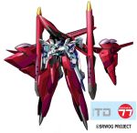  armor arms_at_sides blue_armor cannon commentary_request copyright_name copyright_notice full_body green_eyes hyperlion logo looking_ahead mecha mecha_focus mechanical_wings midair missile_pod multicolored_armor no_humans official_art red_armor red_wings robot science_fiction second-party_source shoulder_armor simple_background solo super_robot_wars super_robot_wars_original_generation white_armor white_background wings 