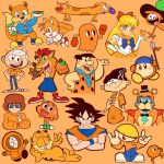  6+boys 6+girls \n/ ahoge aino_minako animal_ears animal_nose animatronic artist_name bandana_waddle_dee bandicoot_boy banknote beanie bear_boy bear_ears bishoujo_senshi_sailor_moon black-framed_eyewear black_hair black_hat blonde_hair blue_eyes blush bow bowl_cut brown_hair cat catdog catdog_(catdog) child choker closed_eyes closed_mouth clyde_(pac-man) color_connection commentary conker conker's_bad_fur_day crash_bandicoot crash_bandicoot_(series) crossed_arms crossover darwin_watterson dog domestic_maid double_\n/ dougi dragon_ball east-west_crossover ed_edd_n_eddy edd_(ed_edd_n_eddy) elbow_gloves english_commentary fish_boy five_nights_at_freddy's five_nights_at_freddy's:_security_breach food fox_boy freckles fred_flintstone fruit fur-trimmed_hood fur_trim furry furry_male garfield garfield_(character) ghost glamrock_freddy glasses gloves green_eyes green_hat hair_bow hat heart helicopter_tail holding holding_food holding_fruit holding_money holding_polearm holding_weapon hood hood_up index_finger_raised jacket kenny_mccormick kirby_(series) lincoln_loud long_hair looking_at_viewer lying magical_girl mini_hat missing_tooth money multiple_boys multiple_crossover multiple_girls multiple_tails numbuh_4 on_side open_mouth orange_background orange_choker orange_fur orange_jacket orange_sailor_collar orange_shirt orange_skirt orange_theme pac-man_(game) parka pleated_skirt polearm q_bert q_bert_(character) red_bow red_gloves red_hair robot sailor_collar sailor_senshi sailor_senshi_uniform sailor_venus scooby-doo_(series) shirt short_hair simple_background skirt smile son_goku sonic_(series) south_park spiked_hair squirrel squirrel_boy squirrel_tail standing tail tails_(sonic) teeth the_amazing_world_of_gumball the_flintstones the_loud_house tongue tongue_out toon_(style) two_tails v velma_dinkley wander_(wander_over_yonder) wander_over_yonder weapon white_gloves white_hair 