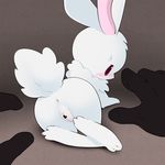  anus artist_request blush censored furry hand pussy rabbit red_eyes 