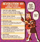  2girls :d alunya animal_ears bandana black_bandana black_hair black_overalls black_shirt black_skirt blonde_hair blush book boots breast_pocket breasts cat_ears cat_girl cat_tail clenched_hands clothing_request communism confident flat_cap full_body garden guide hammer_and_sickle hardkoba hat height_difference high-waist_skirt highres holding holding_notebook holding_stick knee_boots leftypol looking_at_viewer miniskirt multiple_girls notebook open_mouth overall_skirt overalls pocket politics propaganda red_bandana red_boots red_eyes red_overalls red_shirt red_skirt red_socks red_star rodina_(picg) scarf shirt shirt_tucked_in skirt small_breasts smile smirk socks star_(symbol) stick tail text_focus tongue white_boots white_socks 