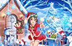 :d artist_request blush boots brown_eyes christmas christmas_ornaments christmas_tree elbow_gloves eyebrows eyebrows_visible_through_hair gift glasses gloves green-framed_eyewear hat idolmaster idolmaster_cinderella_girls idolmaster_cinderella_girls_starlight_stage kamijou_haruna long_hair looking_at_viewer multiple_girls official_art open_mouth orange-framed_eyewear pink-framed_eyewear red-framed_eyewear red_gloves santa_boots santa_costume santa_gloves santa_hat shimamura_uzuki short_sleeves sleeveless sleigh smile snowflakes snowman stuffed_animal stuffed_toy v yellow-framed_eyewear 