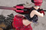  alphamax_(artist) blue_eyes boots breasts figurine god_eater god_eater_burst hat large_breasts long_hair photo real skirt solo sword text toy watermark 