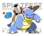  blastoise copyright_name gen_1_pokemon inkling no_humans poke_ball pokemon pokemon_(creature) splatoon_(series) splatoon_1 squid tetori white_background 