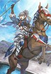  alternate_costume armor armored_boots boots fire_emblem fire_emblem_cipher fire_emblem_if grey_hair horse lance long_hair male_focus official_art open_mouth orange_eyes polearm ponytail shiki_karuta sky solo takumi_(fire_emblem_if) weapon 