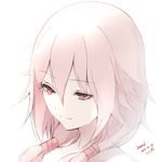  c.c.r_(ccrgaoooo) close-up closed_mouth guilty_crown hair_ornament hairclip highres long_hair pink_hair portrait red_eyes sketch smile solo twintails yuzuriha_inori 