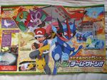  greninja hawlucha japanese_text noibat pikachu pokemon pokemon_(anime) satoshi-greninja satoshi_(pokemon) talonflame 