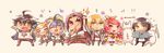  4boys :3 :d \o/ ahoge antenna_hair arm_up armor armored_dress arms_up bad_source belt black_hair black_legwear black_pants blazblue blazblue:_chronophantasma blazblue_remix_heart blonde_hair blue_hair blush bow brown_eyes brown_hair cape chibi closed_eyes covered_mouth dark_skin detached_sleeves eyebrows faulds forked_eyebrows frown genderswap genderswap_(mtf) gloves green_eyes hair_bow hair_ornament hair_ribbon hair_tubes hands_on_own_cheeks hands_on_own_face heart hibiki_kohaku izayoi_(blazblue) jin_kisaragi kagura_mutsuki long_hair mai_natsume military military_uniform miniskirt multiple_boys multiple_girls nunun open_mouth orange_eyes outstretched_arms pakumen pants pantyhose ponytail purple_eyes red_eyes red_hair ribbon school_uniform shiori_kirihito shirt short_hair simple_background skirt smile star sweat sweatdrop t-shirt taro_sasagae thighhighs two_side_up uniform zettai_ryouiki 