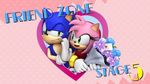  1girl 3d amy_rose animal_ears bracelet commentary eye_contact flower furry gloves green_eyes hairband jewelry letter looking_at_another love_letter official_art pink_hair sega sonic sonic_the_hedgehog sweatdrop valentine 