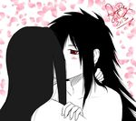  2boys males monochrome multiple_boys naruto senju_hashirama spot_color uchiha_madara yaoi 