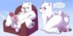  2019 2:1 all_fours anthro anus backsack balls bear biped blush bodily_fluids butt cartoon_network chair cum cumshot digital_media_(artwork) ejaculation erection eyes_closed feet furniture genital_fluids genitals half-closed_eyes heart_eyes heart_symbol ice_bear_(we_bare_bears) inviting looking_at_viewer looking_back male mammal masturbation mr-shin multiple_images narrowed_eyes nude open_mouth orgasm pawpads penile penile_masturbation penis perineum polar_bear presenting shaded simple_background sitting slightly_chubby solo spread_butt spreading sweat thick_thighs tongue tongue_out ursine vein veiny_penis we_bare_bears 