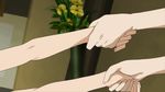  animated animated_gif character_request dutch_angle flower flower_request holding_hands indoors out_of_frame yosuga_no_sora 