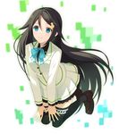  black_hair black_legwear blue_eyes izumi_reina long_hair musaigen_no_phantom_world nonhomo_gyunyu smile solo thighhighs zettai_ryouiki 