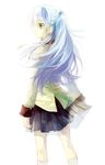  angel_beats! bad_id bad_pixiv_id blazer blue_hair from_behind highres jacket long_hair looking_back mooche school_uniform solo tenshi_(angel_beats!) yellow_eyes 