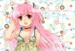  angel_beats! bad_id bad_pixiv_id choker dress kanae_funwa long_hair pink_eyes pink_hair solo sundress two_side_up yui_(angel_beats!) 