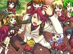  angry asmodeus beatrice beelzebub belphegor biting blonde_hair blue_eyes book brown_hair drill_hair formal green_hair leviathan leviathan_(umineko) lucifer mammon no_naku_koro_ni_(series) red_eyes red_hair redhead ryuukishi07 satan skirt smile stakes_of_purgatory suit tears umineko_no_naku_koro_ni ushiromiya_ange ushiromiya_battler white_hair 