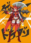  axe bad_id bad_pixiv_id getter_dragon getter_robo getter_robo_g mazingkaizer mecha_musume personification red_hair solo thighhighs weapon yellow_eyes 
