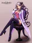  bad_id bad_pixiv_id boots breasts chair cleavage crossed_legs demon_girl high_heels horns jewelry kawa_akira large_breasts legs long_hair long_legs necklace pixiv_fantasia pixiv_fantasia_4 pointy_ears red_eyes shoes silver_hair sitting solo succubus tail thigh_boots thighhighs thighs 