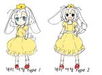  ant ant_girl antgirl bug bug_girl buggirl c8ch crown dress girl highres insect insect_girl insectgirl korean threadic yellow_dress 