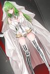  :/ arm_at_side arm_strap ass_visible_through_thighs asymmetrical_legwear bangs bare_shoulders belt belt_buckle blush breasts bridal_veil buckle c.c. cleavage clenched_hand closed_mouth code_geass cosplay curtains detached_collar detached_sleeves diffraction_spikes dutch_angle eyebrows_visible_through_hair fate/extra fate/extra_ccc fate/grand_order fate_(series) gloves green_hair groin hair_between_eyes highres hips indoors konbu_(honeydots) large_breasts legs_apart leotard lock long_hair long_legs looking_at_viewer loose_belt nero_claudius_(bride)_(fate) nero_claudius_(bride)_(fate)_(cosplay) nero_claudius_(fate)_(all) outstretched_arm padlock showgirl_skirt skirt solo standing straight_hair strapless strapless_leotard thighhighs turtleneck veil very_long_hair white_gloves white_legwear white_leotard white_skirt white_sleeves wide_sleeves yellow_eyes zipper zipper_pull_tab 