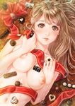  breast_hold kinoebi naked nipples valentine 