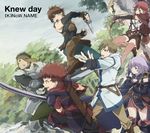  armor disc_cover hai_to_gensou_no_grimgar haruhiro manato moguzo ranta shihoru sword thighhighs weapon yume_(grimgar) 