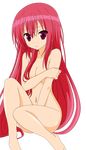  1girl absurdres claire_rouge highres hips legs long_hair naked navel nude open_mouth photoshop red_eyes red_hair seirei_tsukai_no_blade_dance thighs transparent_png vector_trace 