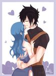  1boy 1girl fairy_tail juvia_loxar tagme 