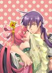  1boy 1girl magi_the_labyrinth_of_magic ren_kougyoku sinbad_(magi) 