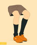  artist_name head_out_of_frame legs male_focus noeyebrow_(mauve) original shoes shorts socks solo 