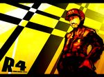  copyright_name hat male_focus pac-man pac-man_(game) ridge_racer solo ukyo_rst uniform yazaki_shinji 