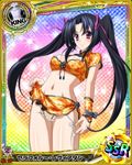  artist_request black_hair card_(medium) character_name chess_piece chinese_clothes hair_ribbon high_school_dxd king_(chess) official_art purple_eyes ribbon serafall_leviathan skirt skirt_lift solo trading_card twintails underwear 