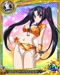  artist_request black_hair card_(medium) character_name chess_piece chinese_clothes hair_ribbon high_school_dxd king_(chess) official_art purple_eyes ribbon serafall_leviathan skirt skirt_lift solo torn_clothes trading_card twintails underwear 