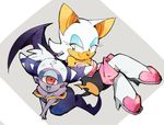  bad_id bad_pixiv_id bare_shoulders boots chiro_(pez777) cyclops eyeshadow furry fuumin_(youkai_watch) makeup monster_girl multiple_girls one-eyed pointy_ears purple_skin rouge_the_bat smile sonic_the_hedgehog youkai youkai_watch 